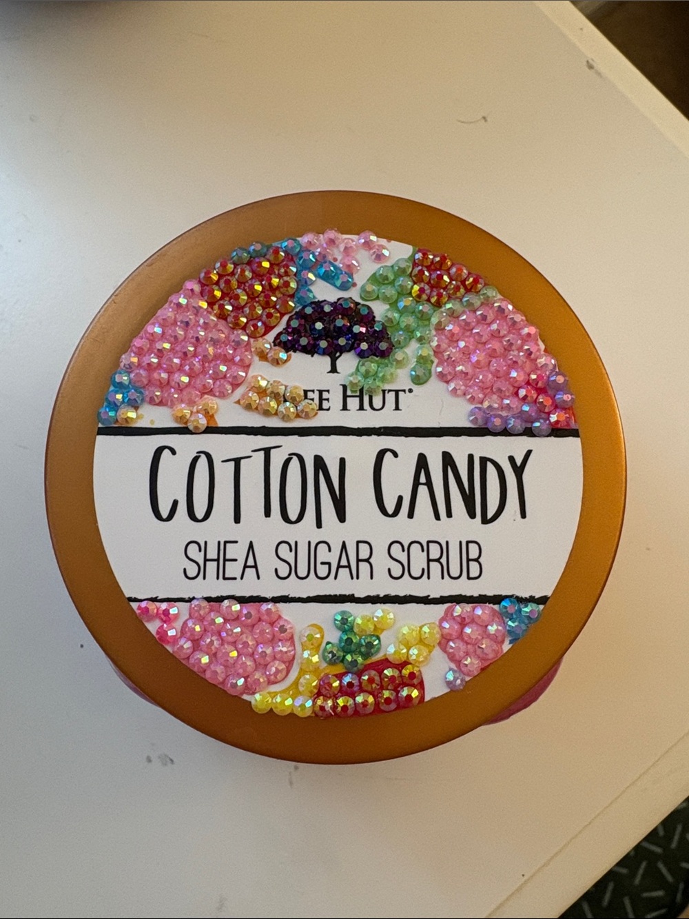 BEDAZZLED Tree Hut Cotton Candy Shea Sugar Scrub
